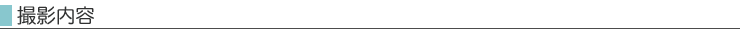 ビデオ撮影内容